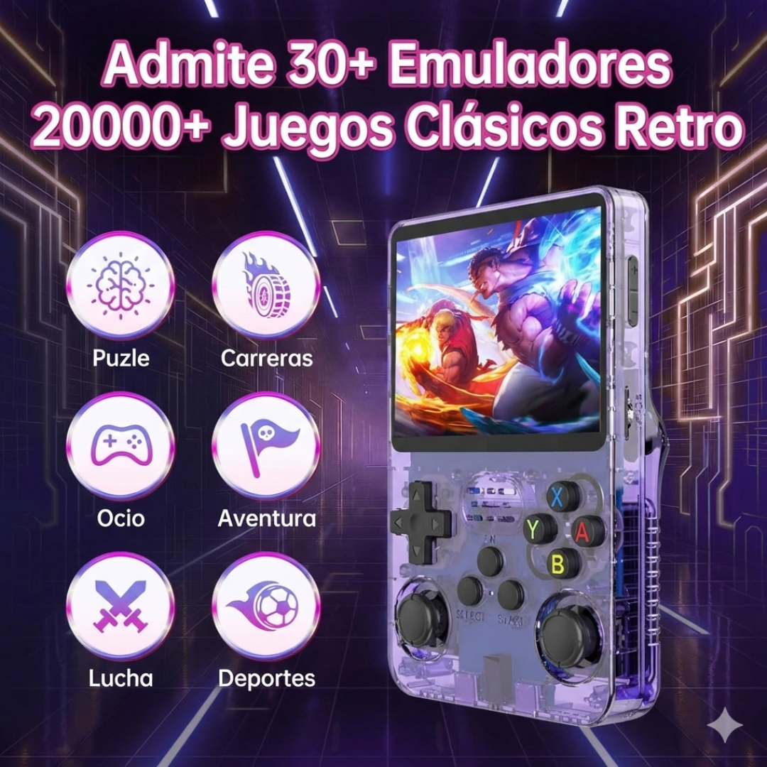 Consola retro con más de 20000 juegos clásicos