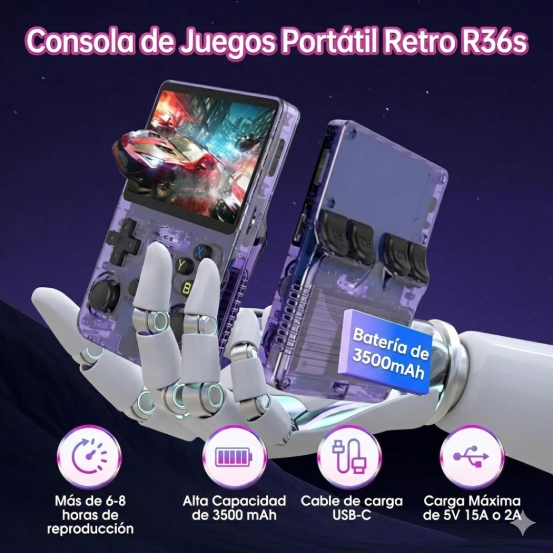 Consola retro con más de 20000 juegos clásicos